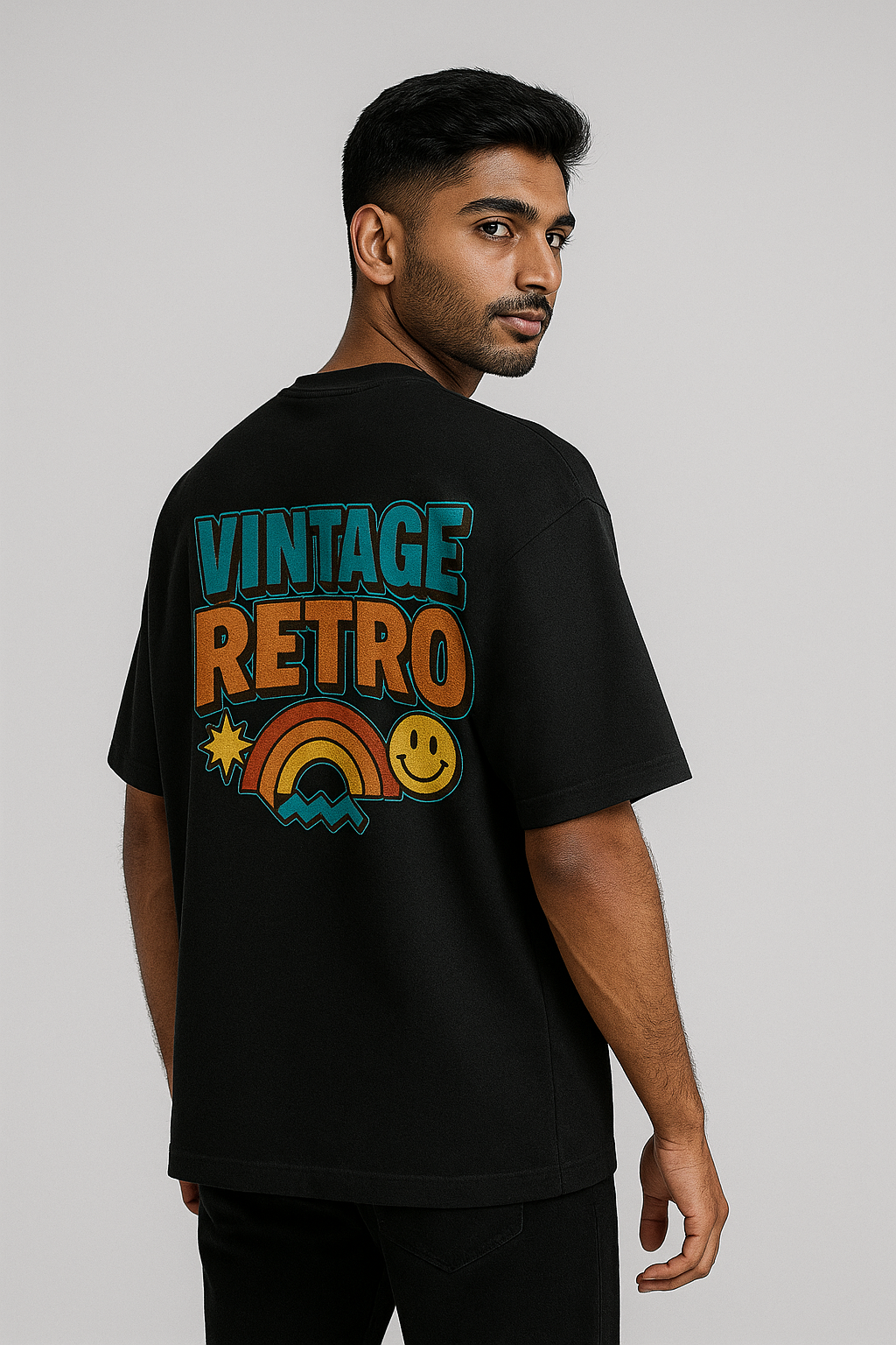 VINTAGE RETRO Unisex Oversized T-Shirt