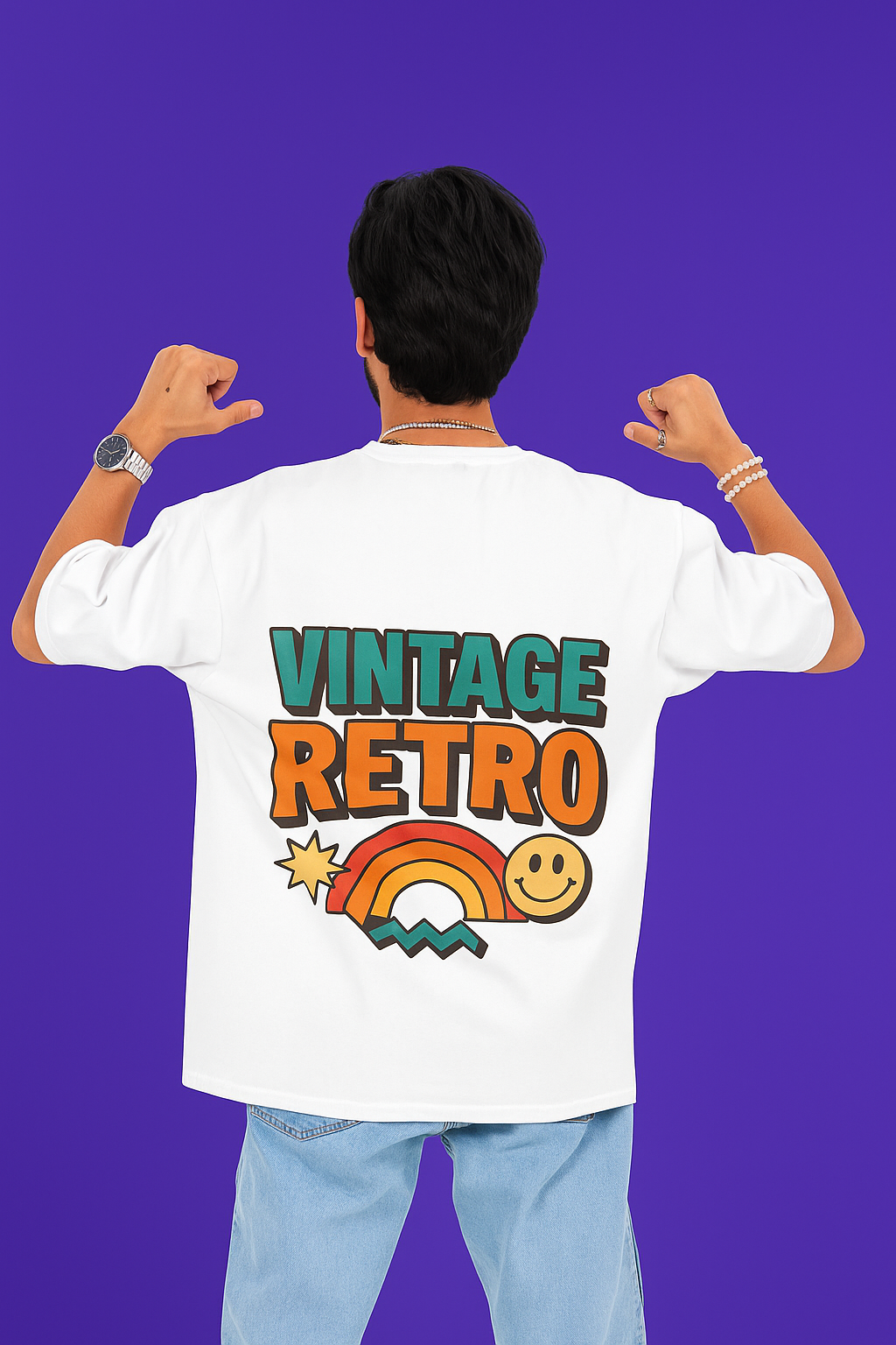 VINTAGE RETRO Unisex Oversized T-Shirt