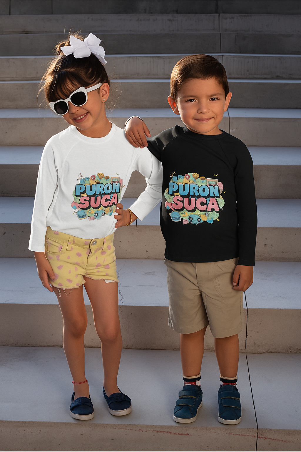 "PURON SUCA Kids Collection - Adorable Character Tees