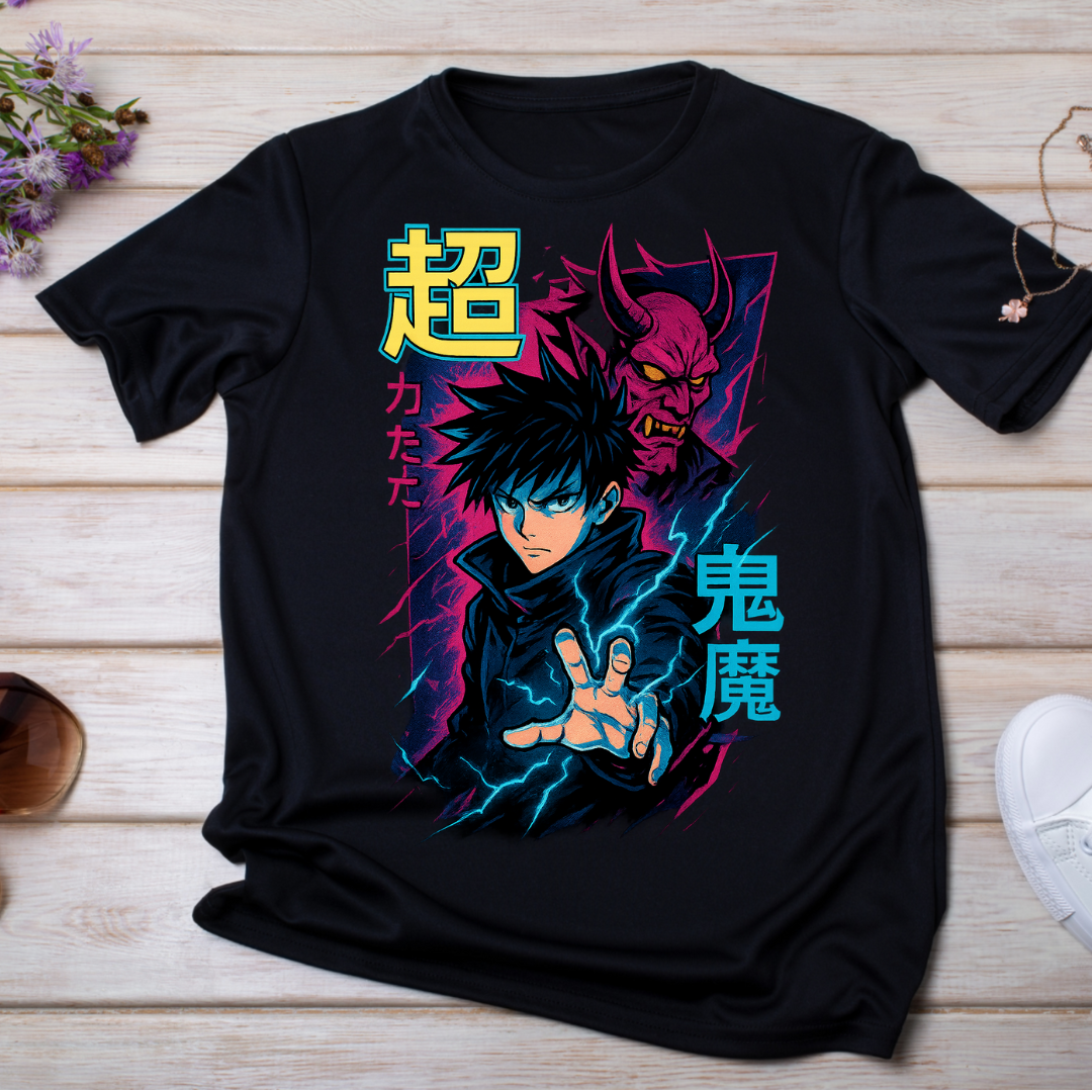SHADOW DEMON STRIKE - Anime Warrior Oversized Tee