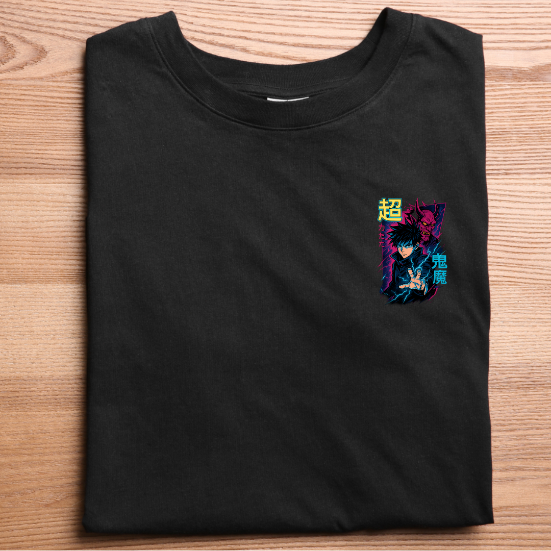 SHADOW DEMON STRIKE - Anime Warrior Oversized Tee