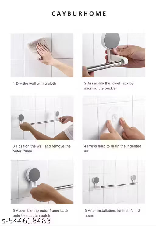 Suction Holder for Bathroom and Kitchen